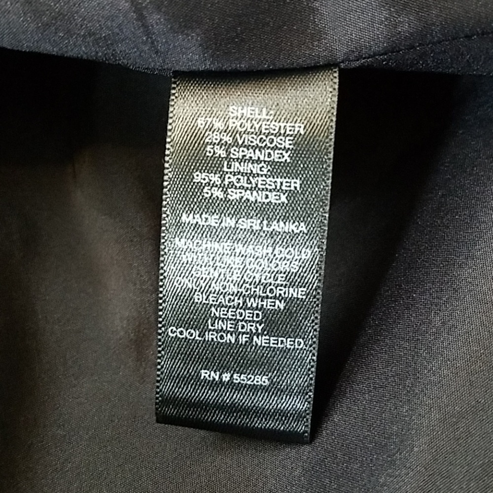 Express Black Lined Skirt Size 4 - Picture 8 of 8